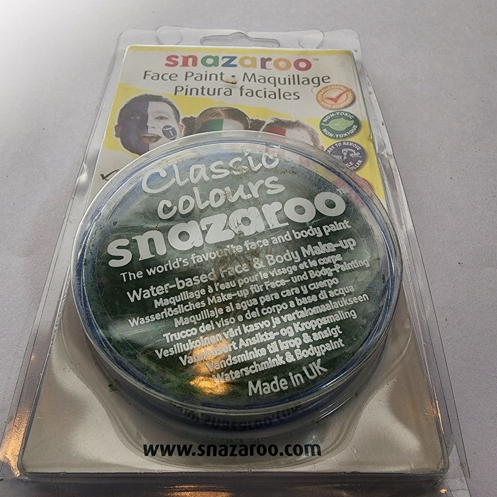 Snazaroo Grass Green Face Paint Dish 18 ml